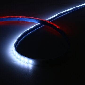 12V 120cm 144 LED Car Door Warning Light Strips Atomosphere Safety Lamp Strobe Flashing
