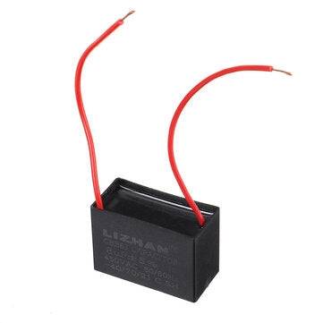 10pcs CBB61 450V 8uf Starting Capacitance AC Fan Capacitor CBB Motor Run Capacitor 450V 8F