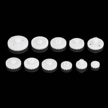 11pcs 0.5 Module Plastic Crown Gear Kit Pulley Replacement Set