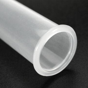 10Pcs 20mL Round Bottom Centrifuge Tube Clear Polypropylene EP Tube with Cap