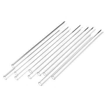 10Pcs Length 150mm OD 7mm 1mm Thick Wall Borosilicate Glass Blowing Tube Lab Tubes