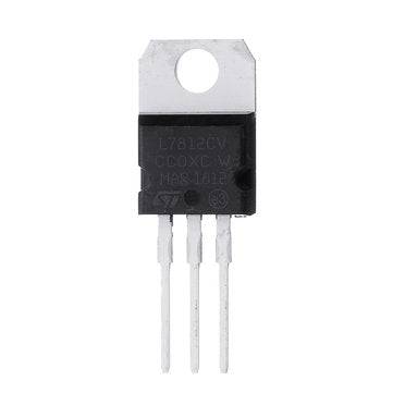 100pcs L7812CV L7812 KA7812 MC7812 Voltage Regulator 12V 1.5A TO-220