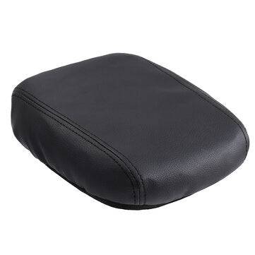 PU Leather Car Center Armrest Console Lid Box Cover For Volkswagen Golf 7 13-17 (COLOR.: BLACKALL)
