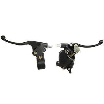 Thumb Throttle Twin Brake Lever 22mm 7/8inch For Mini Moto Quad Pit Bike ATV