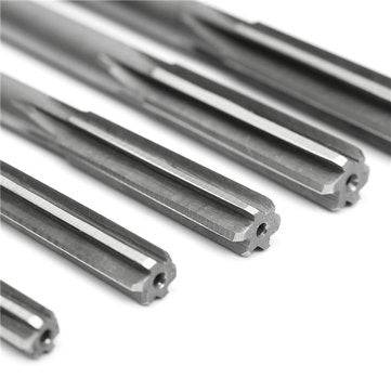 8pcs 3/4/5/6/7/8/9/10mm HSS Straight Shank Chucking Reamer Set Milling Cutter Tool