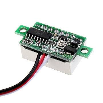5pcs 0.36 Inch DC0V-32V Green LED Digital Display Voltage Meter Voltmeter Reverse Connection Protect