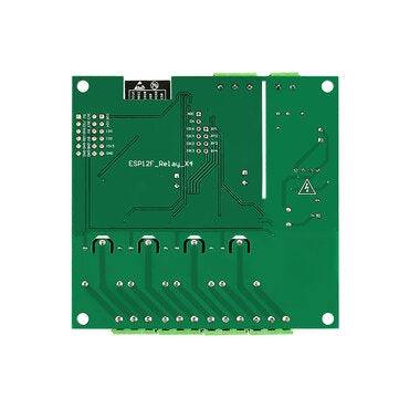 5Pcs AC/DC Power Supply ESP8266 WIFI Four-way Relay Module ESP-12F Development Board Secondary Devel