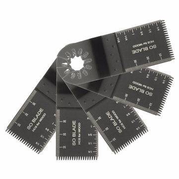 5pcs 35mm High Carbon Steel Long Teeth Saw Blade Oscillating Multitool