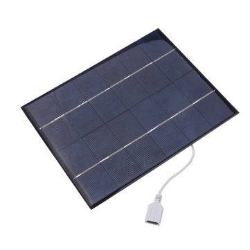 6V 6W 8 Inch Ultra-quiet USB Mini Solar Panel Fan For Outdoor Camping