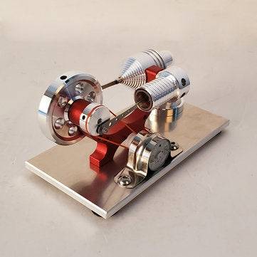 Upgrade Red Stirling Engine Generator Engine Micro Engine Model Steam Engine Hobby Birthday Gift