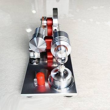 Upgrade Red Stirling Engine Generator Engine Micro Engine Model Steam Engine Hobby Birthday Gift