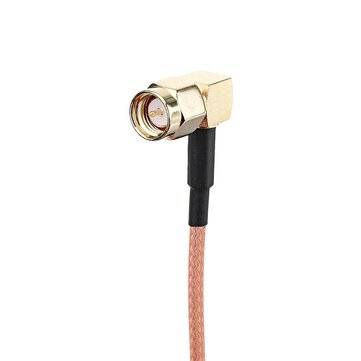 5Pcs 50CM SMA cable SMA Male Right Angle to SMA Female RF Coax Pigtail Cable Wire RG316 Connector Ad