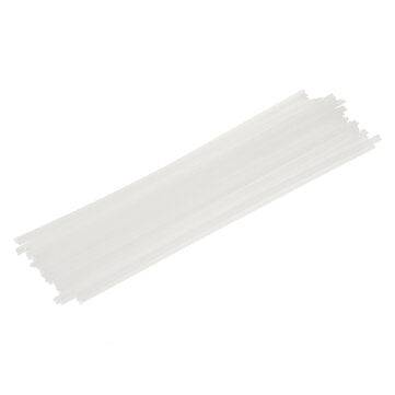 50pcs Multi-color PP/PVC Plastic Welding Rods for Repairs 2.5x5mm Plastic Welding ... (COLOR: WHITE)