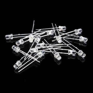 500pcs 3MM LED Diode Kit Short Leg Mixed Color Red Green Yellow Blue White