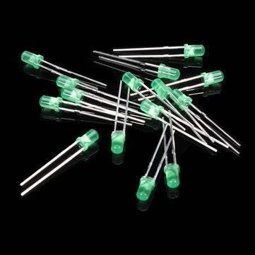 500pcs 3MM LED Diode Kit Short Leg Mixed Color Red Green Yellow Blue White