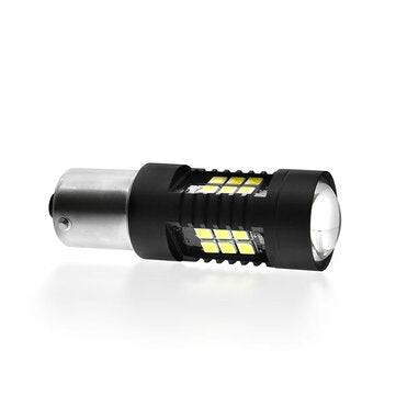TXVSO8 1156 BA15S P21W 21SMD Car LED Light Bulb 5W Super Bright 6000K White Reverse Turn Signal Lamp