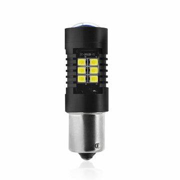 TXVSO8 1156 BA15S P21W 21SMD Car LED Light Bulb 5W Super Bright 6000K White Reverse Turn Signal Lamp