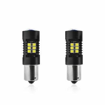 TXVSO8 1156 BA15S P21W 21SMD Car LED Light Bulb 5W Super Bright 6000K White Reverse Turn Signal Lamp
