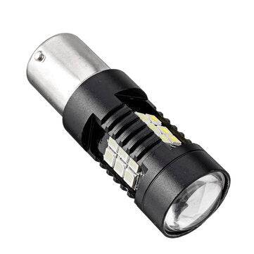 TXVSO8 1156 BA15S P21W 21SMD Car LED Light Bulb 5W Super Bright 6000K White Reverse Turn Signal Lamp