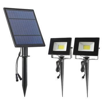 T-SUN LED Solar Light Outdoor Garden Solar Spotlight 2 Mode Light Sensor Solar Wall... (TYPE: B5PCS)