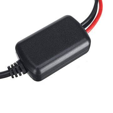 Universal DAB+ FM Car Antenna Aerial Splitter Cable Digital Radio Amplifier with SMB Connector
