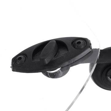 Universal Adjustable Clip On Transparent Windshield Extension Spoiler Wind Small Windscreen Deflecto