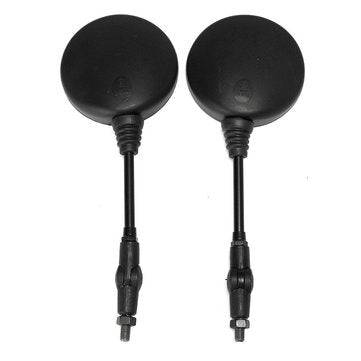 Round Motorcycle Folding Rear View Side Mirror M10x1.25mm