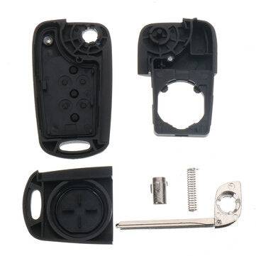 Remote Folding Key Shell Case Uncut Blade 3 Buttons for Hyundai I20 I30 IX35 I35