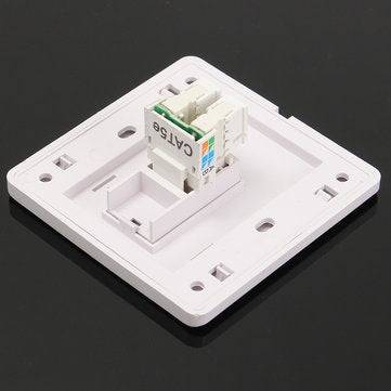 RJ45 Euro Low Profile Module Data Comms Network Plate Gigabit Panel
