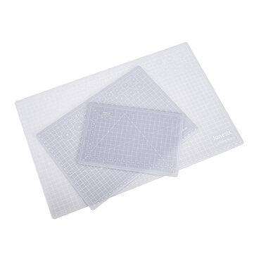 Self Healing Craft Cutting Mat Quilting Grid Lines Printed A3 A4 A5 PVC Board (SIZE.: A3)