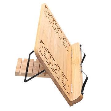 Multifunction Wood Table Stand Reading Bookshelf Bracket 28*20cm Tablet PC Pad Drawing Support Woode
