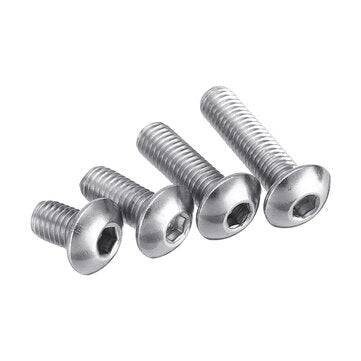 Suleve MXSH9 1220Pcs Stainless Steel Hex Socket Pan Head Screws Bolt Nuts Washers Assortment Kit M2