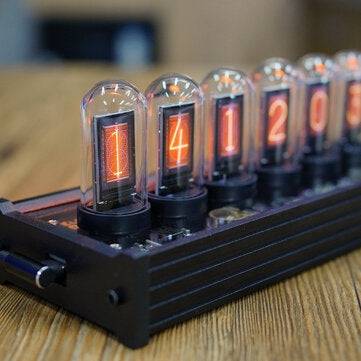 Pseudo-glow Tube Programmable Display IPS Screen RGB Clock Desktop Creative Ornaments Digital Clock