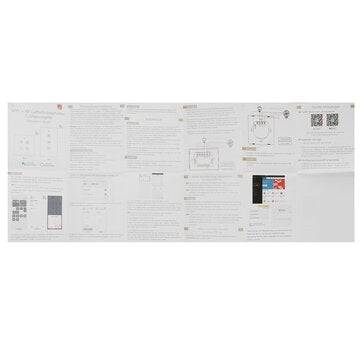 MoesHouse Black WiFi+RF433 Smart US Ceiling Fan Switch Smart Life/Tuya App 2/3 Way Control Wireless