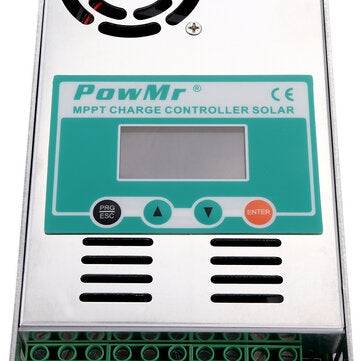 PowMr MPPT 60A Solar Charge and Discharge Controller 12V 24V 36V 48V Auto for Max PV 190VDC Lead Aci