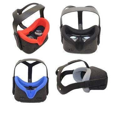 Silicone Face Mask Sweat-proof Replacement Eye Mask For Oculus Quest for Rifts VR Gl... (COLOR: RED)