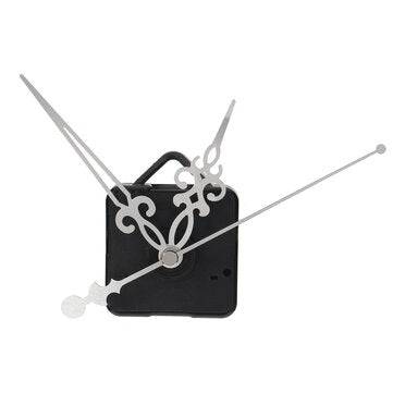 Silent DIY Quartz Wall Clock Movement Mechanism Mute Hands Repair Tool Parts Kit (COLOR.: SILVER)