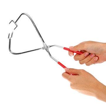 Stainless Steel Dipping Tongs Pottery Tool Glazing Thongs for Ceramists Studios