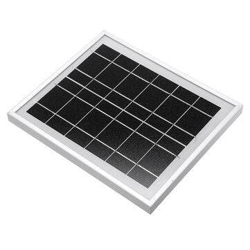 Solar Panel 6V 5W 156 Single Crystal Silicon Cell Tempered Glass/Anodized Aluminum Alloy