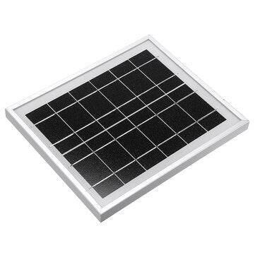 Solar Panel 6V 5W 156 Single Crystal Silicon Cell Tempered Glass/Anodized Aluminum Alloy
