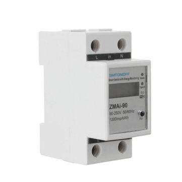 Smart Life Tuya APP Single Phase Din Rail WIFI Smart Energy Meter Power Consumption kWh Meter Wattme