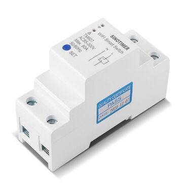 SINOTIMER TM607 Tuya 80A 85-300V Smart WiFi Timer Mobile Phone APP Home Remote Control Timer Countdo