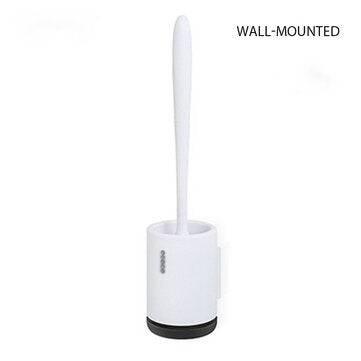 TPR Toilet Brush and Holder Cleaner Set Floor-standing Bathroom Cleaning Brush Tool (TYPE: B)