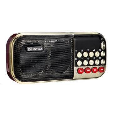 Portable FM 87.5-108MHZ 85dB Radio MP3 Player Stereo Speaker