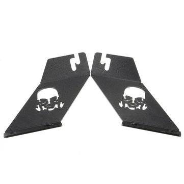 Pair 20inch-22inch LED Work Light Frame Hood Mounting Brackets For Jeep Wrangler 07-16