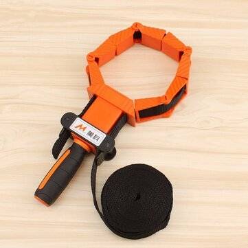 MYTEC Multifunction Belt Clamping Tools Woodworking Quick Adjustable Band Clamp Polygonal Clip 90 De