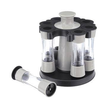 MEIGAR 8 Bottles Spice Storage Rack Stand Holder Home Kitchen Organizer Shelf
