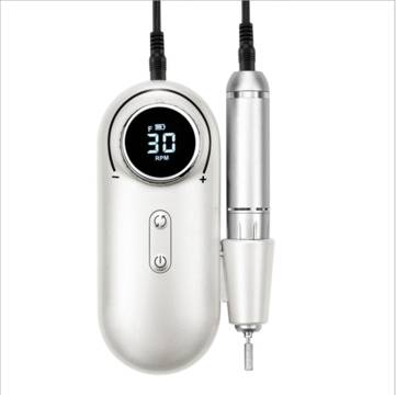 Nail Polisher Nail Remover Small Rechargeable Ceramic Head Portable Manicure Device (COLOR.: WHITE)