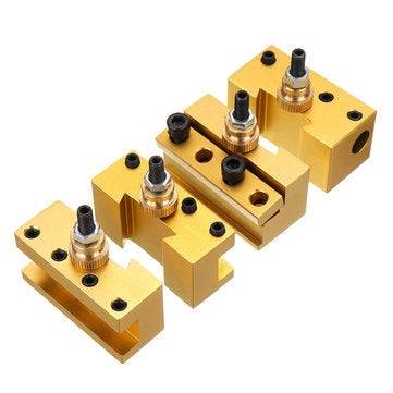 Quick Change Post Holder Kit Set Boring Bar Turning Tool Holder For CNC Mini Lathe