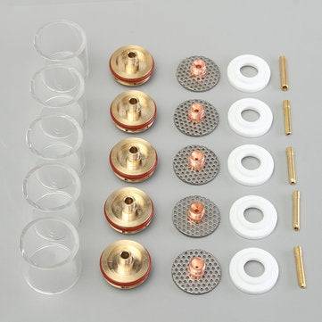 Large Jumbo Champagne TIG Welding Torch Tools Weld Pyrex Cup Kit Torches 9 20 Gas L... (SIZE: 2.4MM)